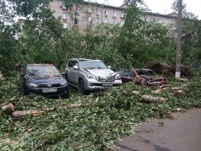 Какие последствия могут быть от урагана, града, ветра в Москве