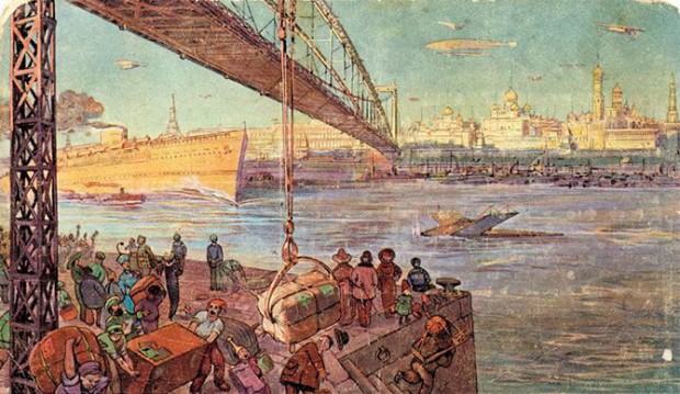 Как представляли себе москвичи Москву будущего в 1914г.
