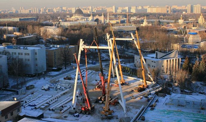 Колесо обозрения на ВДНХ в Москве наконец строят!