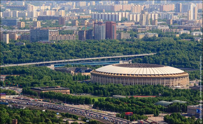 Фотографии Москвы с высоты небоскребов "Москва-Сити"