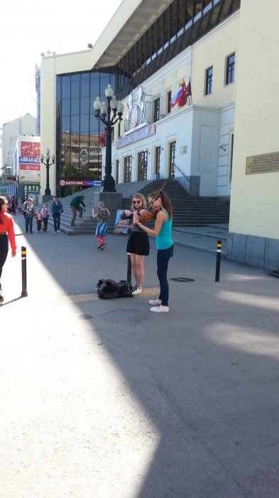 Музыканты на улицах Москвы - фотографии, отзывы